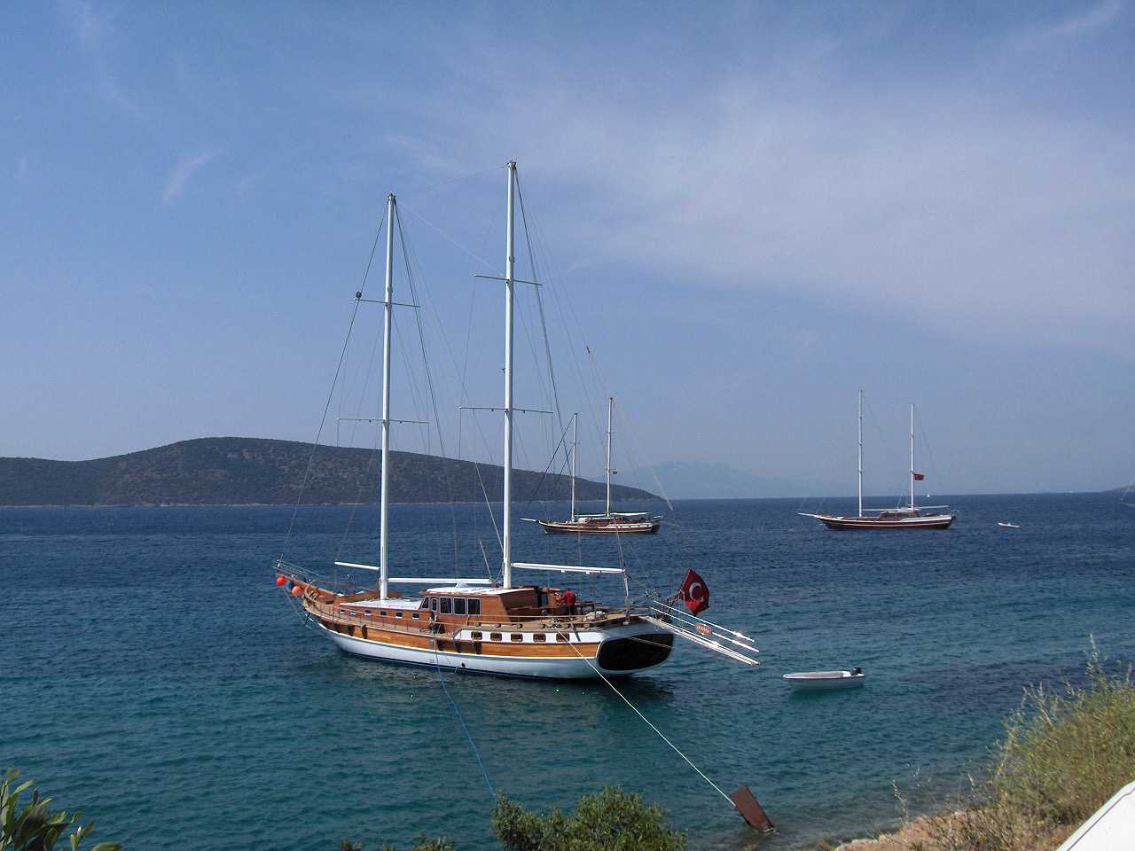 gulet in Bodrum, Turkey