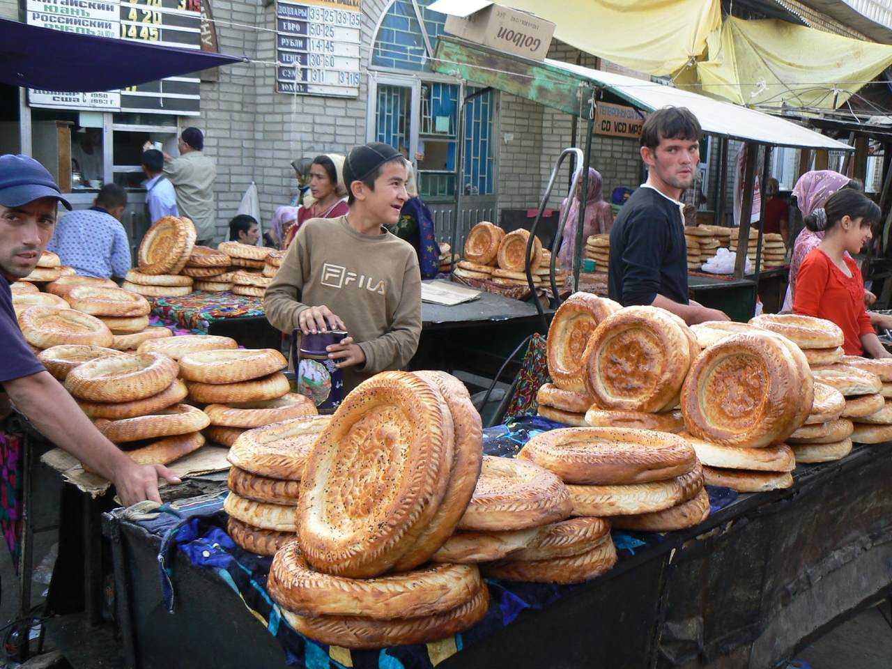 Jayma Bazaar in Kyrgyzstan