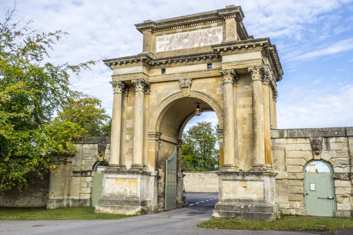 The Town Gate in Woodstock Oxfordshire